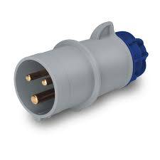 Ficha Ip44 2P+T 16A 220V 6H