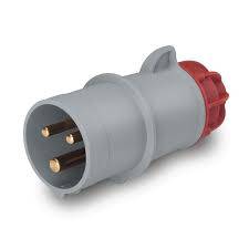 Ficha Ip44 3P+T 16A 380V 6H