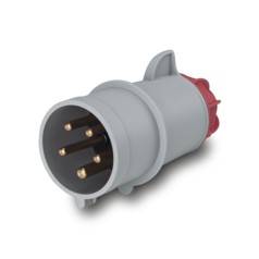 Ficha Ip44 3P+N+T 16A 380V 6H