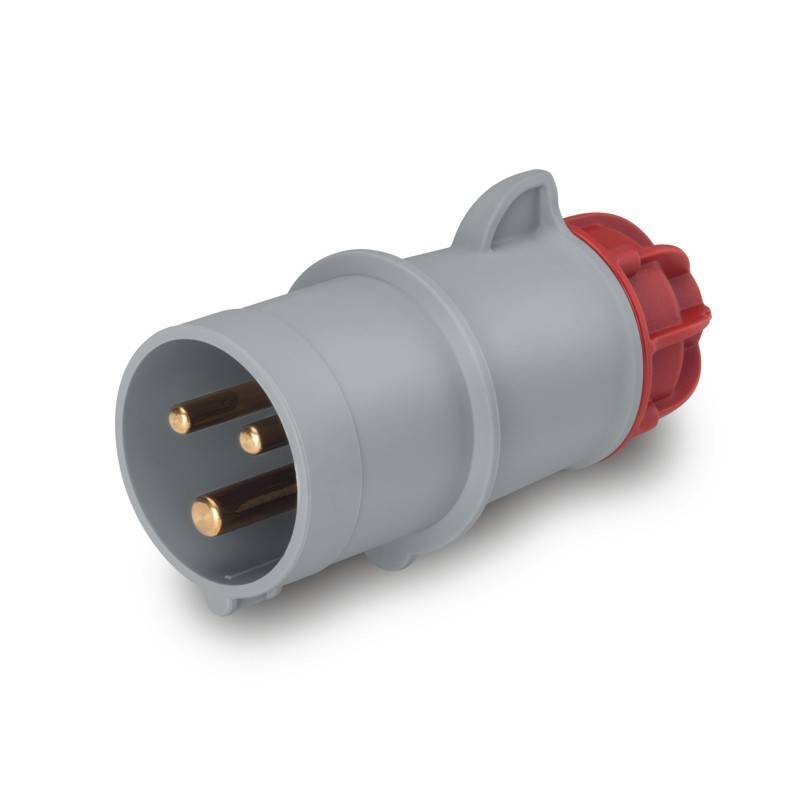 Ficha Ip44  3P+T 32A 380V 6H