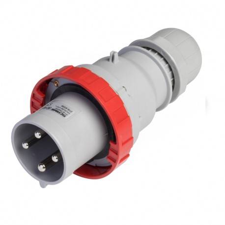 Ficha Ip67 3P+T 63A 380V 6H