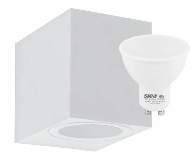 Lum Cuad Unidirec 6W Ld Bco