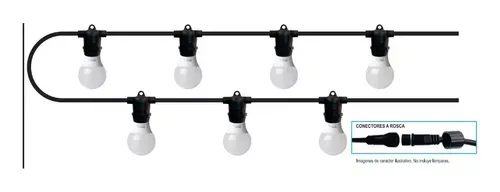 Guirnalda Sica Led 12L 7M C/E
