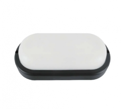 Tortuga Led Oval Negra 8W Lc