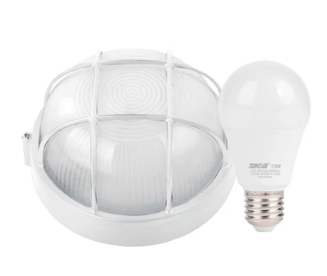 Tortuga Red Bca C/Lamp 13W Lc