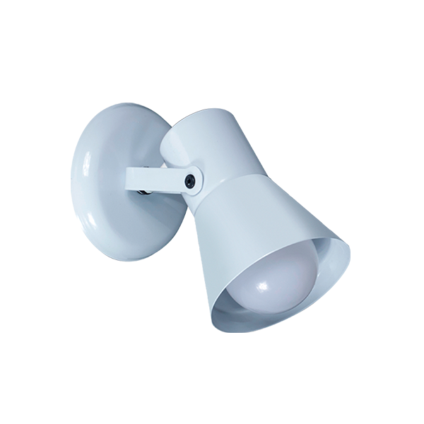 Cabezal 1 Luz Chapa Blanco