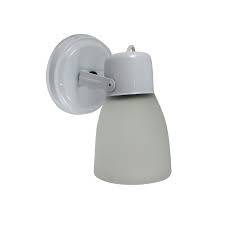 Cabezal 1 Luz Pvc Blanco