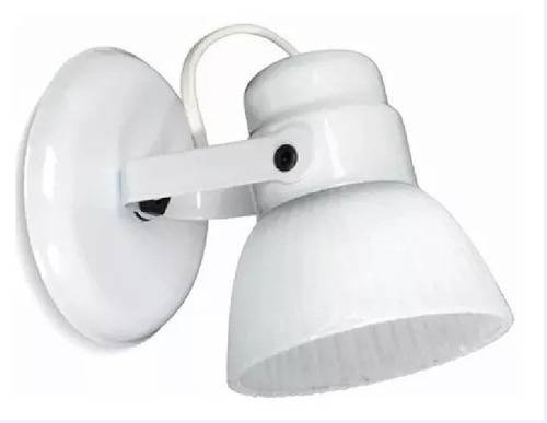 Cabezal 1 Luz T/Pvc Blanco