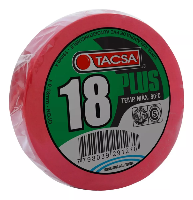 Cinta 18 Plus X20Mts Rja Tacsa