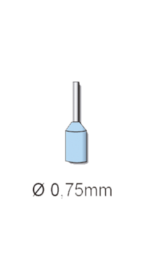 Puntera Hueca Seccion 0.75Mm