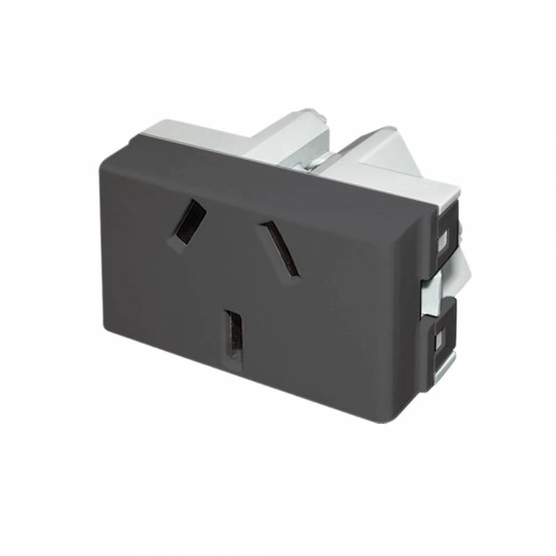 Toma 10A Bip +T Grs 30018 Vero