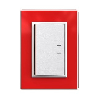 Tapa Cristal 3Mod M-Rojo R-Bco