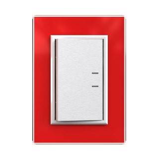 Tapa Cristal 3Mod M-Rojo R-Bco