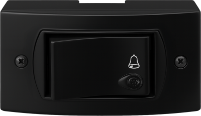 Llave Ext 1 Pulsador Negra