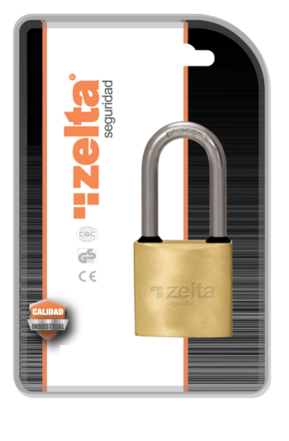 Candado Arco Alto 50Mm Bronce