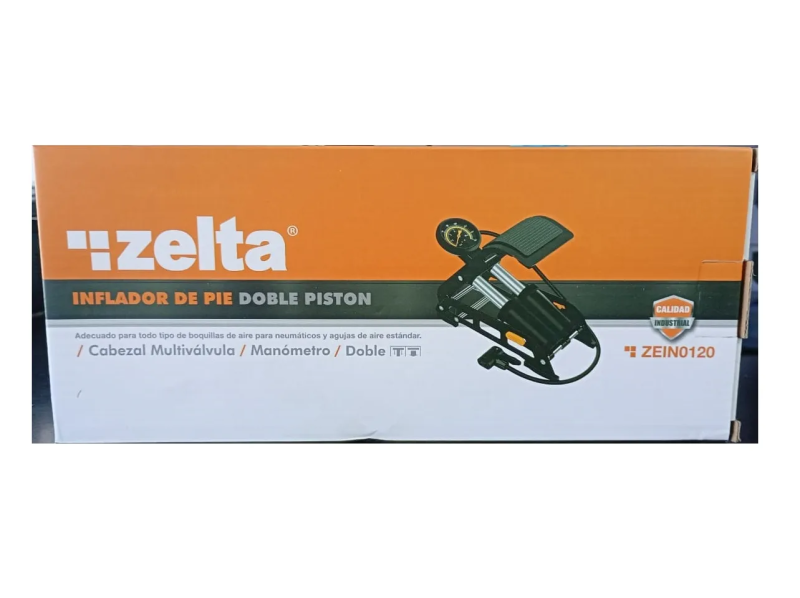 Inflador De Pie Doble Accion