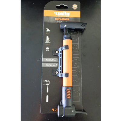 Inflador De Mano Doble Pico