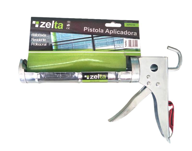 Aplicadora Silicona Cromada