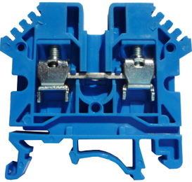 Borne Paso Azul De 6Mm