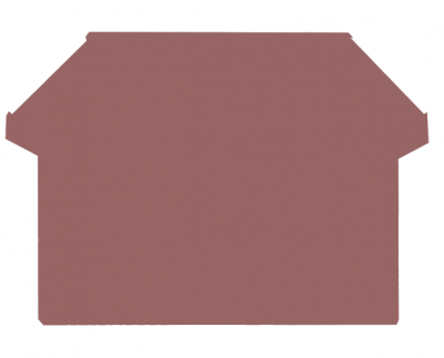 Tapa P/Bpn-2,5/04/06/10 Marrón