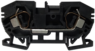 Borne Paso A Resorte Negro 6Mm