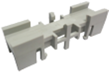 Soporte A Riel Din P/Born Unip