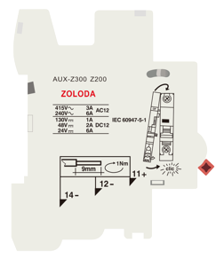 Contacto Aux Inversor Lateral