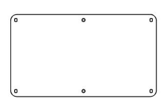 Placa Portante Cbox Ip55 Amar