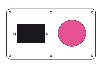 Placa 1Xip65 H/4 Mod 6993 Amar