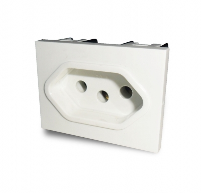 Toma 20A Brazil Bco 6942 Cambr