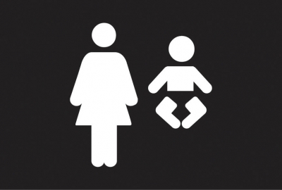 Señal P/Mod Led Cort Baño Dama