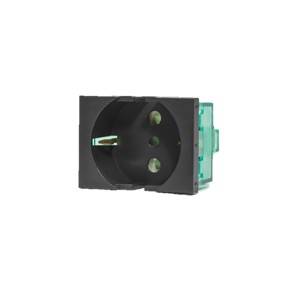 Modulo Toma Schuko 16A Gris