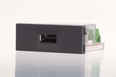 Modulo Cargador Usb 220V Gris