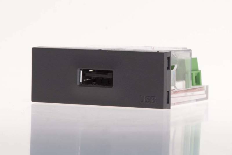 Modulo Cargador Usb 220V Gris