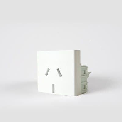 Tomacorriente 1/2 Mód Ngr 10A