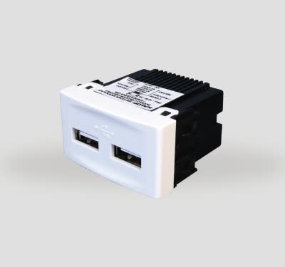 Mod Toma Usb Doble Ngr