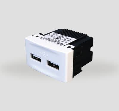 Mod Toma Usb Doble Ngr