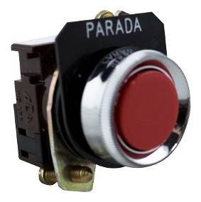 Pulsador Circular 1 Nc Rojo