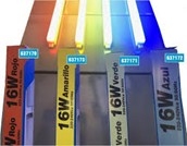 Liston Led 16W Interc Azul
