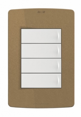 Tapa Sil 4M Champagne Scuro