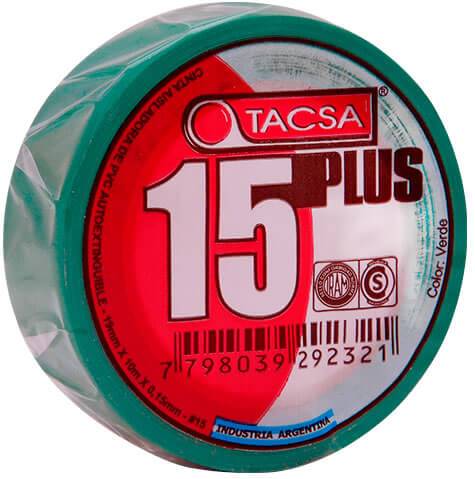 Cinta 15 Plus X20Mts Vrd Tacsa