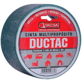 Cinta Ductape X9Mts Vde Tacsa
