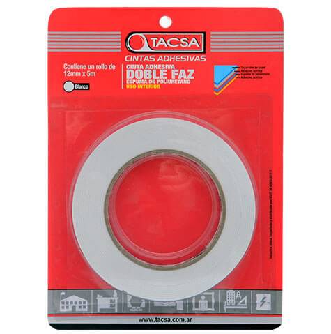 Cinta Doble Faz Espuma 24Mmx2M