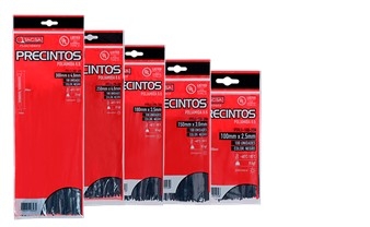 Precinto Nº1 100Mmx2.5Mm Ngr