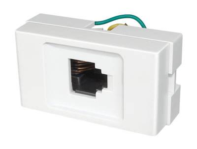 Toma Tel Ame Rj11 4Vias Ar Bco