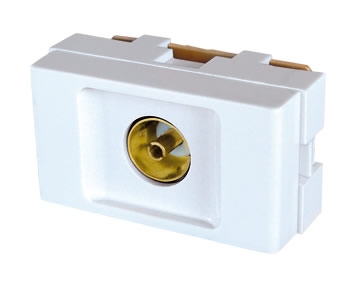 Toma Tv Pasante P/Grueso Ar Bc