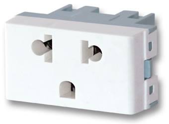 Toma +T 15A/10A  Bco 20058 Ver