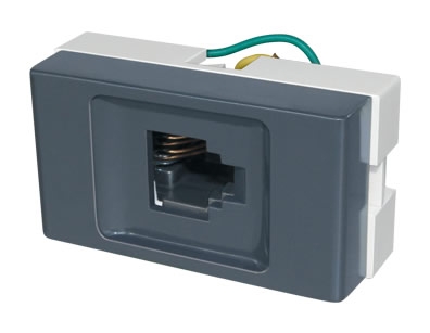 Toma Tel Ame Rj111 4Vias Ar Gr