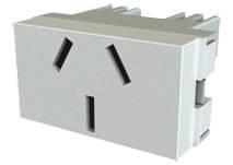 Toma Bipolar+T 10A 250Vca Bco