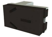 Toma Bipolar+T 250V20A Negro